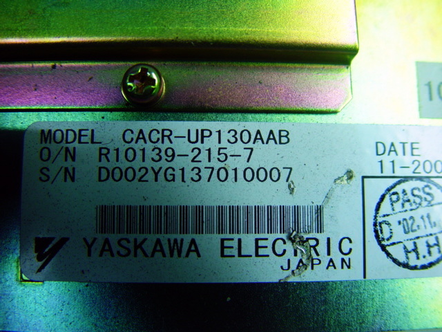 YASKAWA,ELECTRIC,ROBOT,SERVO,UNIT,CACR,UP130AAB,,picture5